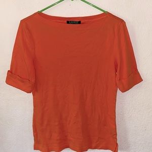 Lauren Ralph Lauren cuffed t-shirt